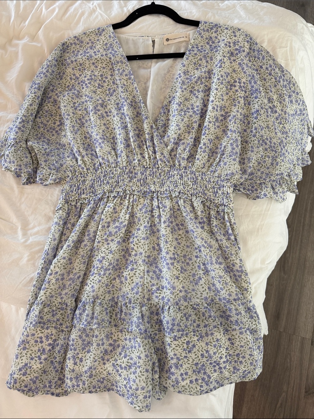 Floral Smocked Waist Romper